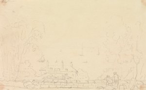 Sketch of an Estate House near the Shore, Isle of Wight