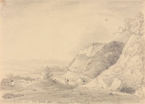 South East Bastion of Carisbrooke Castle, 14 June 1830 by Capt. Thomas Hastings