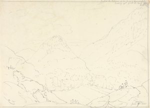 The Jaws of Borrowdale, Saturday 27 June 1835 by Capt. Thomas Hastings