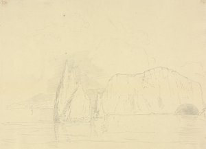 The Needles and Freshwater Cliffs, Isle of Wight by Capt. Thomas Hastings