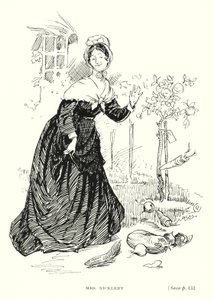 Dickens character: Mrs Nickleby by Captain Edward Henry Handley Read