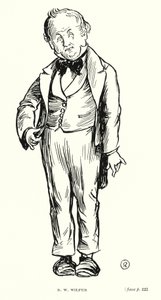 Dickens character: R W Wilfer by Captain Edward Henry Handley Read