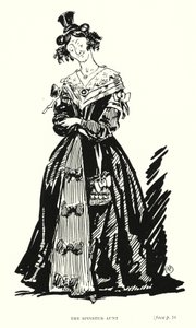 Dickens character: The Spinster Aunt by Captain Edward Henry Handley Read
