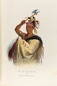 Soi-En-Ga-Rah-Ta or King Hendrick by Captain Seth Eastman
