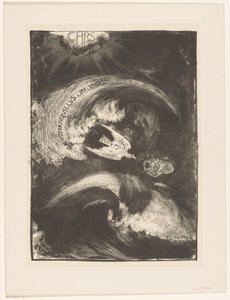 Dove in Storm by Carel Adolph Lion Cachet