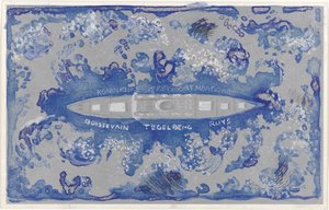 Design for a Vignette for the Royal Packet Navigation Company by Carel Adolph Lion Cachet