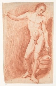 Naked Man with Bucket