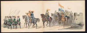 Masquerade of the Leiden Students, 1850 (plate 13) by Carel Christiaan Antony Last