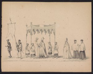 Masquerade of the Utrecht Students, 1846 (plate 10) by Carel Christiaan Antony Last