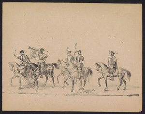 Masquerade of the Utrecht Students, 1846 (Plate 13) by Carel Christiaan Antony Last