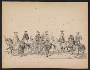 Masquerade of Utrecht Students, 1846 (Plate 16) by Carel Christiaan Antony Last
