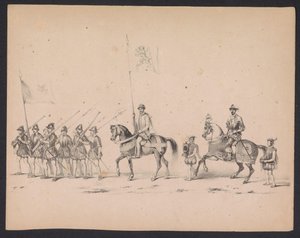 Masquerade of the Utrecht Students, 1846 (plate 2) by Carel Christiaan Antony Last