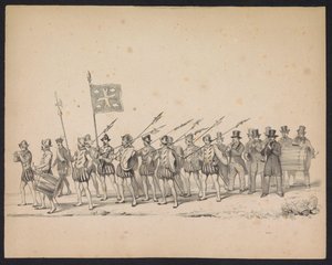 Masquerade of the Utrecht Students, 1846 (Plate 22) by Carel Christiaan Antony Last