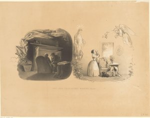 Old and New Year Depicted by Two Old People and a Mother with Child (The Old Year and the New Year)