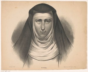 Portrait of a Nun by Carel Christiaan Antony Last