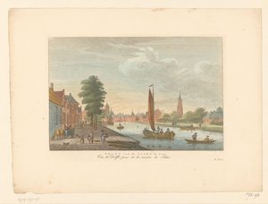 View of Amersfoort by Carel Frederik Bendorp (I)