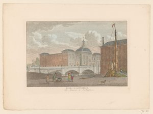 View of the Stock Exchange in Rotterdam by Carel Frederik Bendorp (I)