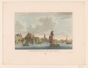 View of the Village of Westzaandam Seen Across the Water
