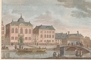 High German Synagogue in Amsterdam, ca. 1790 by Carel Frederik Bendorp (I)