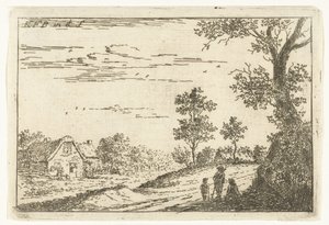 Landscape with Farm by Carel Frederik Bendorp (I)