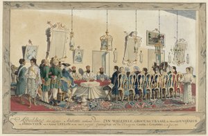Reception of the Envoys of the King of Kandy by Governor Imam Falck by Carel Frederik Reimer