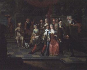 Carnival Scene by Carel Jacob Crec