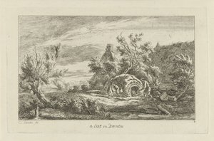 Oven for a Farmhouse, In Eext in Drenthe (title on object), Landscapes (a-f) (series title)