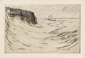 Harbor Head in Vlissingen by Carel Nicolaas Storm van 