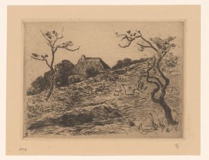 House Behind a Hill Near Materborn