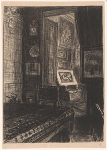 Interior of a Living Room by Carel Nicolaas Storm van 