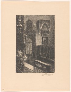 Church Interior in Venice by Carel Nicolaas Storm van 