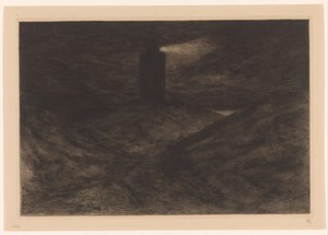 Lighthouse of Katwijk by Carel Nicolaas Storm van 
