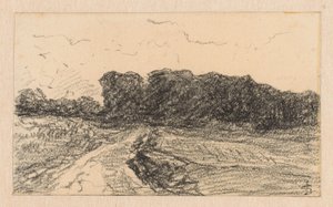 Linden Alley, Road to the Bresserberg in Kleve by Carel Nicolaas Storm van 