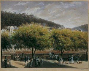 The New Meadow in Karlsbad by Carl Agricola