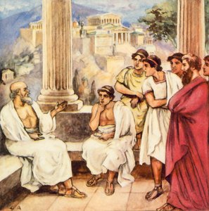 Socrates and His Students