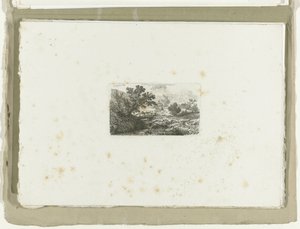 Landscape with Bridge over Stream (series title: Sixteen Landscapes) by Carl August Lebschee