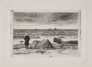 Stormy Weather. Seascape by Carl Bloch