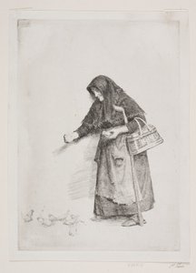 The Woman with the Sparrows by Carl Bloch