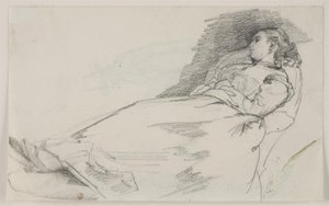 Sleeping Woman (Alma Bloch) by Carl Bloch