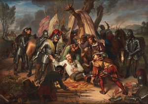Maurice, Elector of Saxony at the Battle of Sievershausen, 1553
