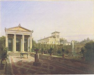 The Garden House of Charlottenhof at Potsdam by Carl Daniel Freydanck