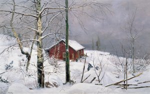 A smallholding by Carl Edvard Diriks