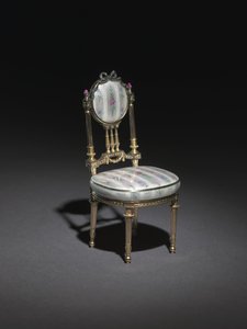 Miniature Chair by Carl Fabergé