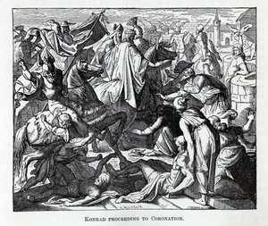 Konrad Proceeding to Coronation