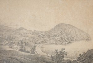 View of the Manor Estate of Armand Emmanuel du Plessis, Duke of Richelieu in Gursuf by Carl Ferdinand von Kugelgen