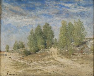 Gravel Slope by Carl Fredrik Hill