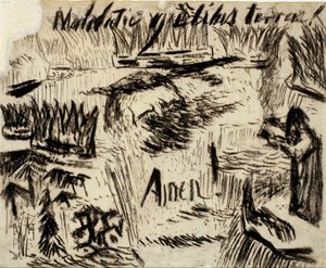 Untitled (Maledictio gentibus terrae! Amen!) by Carl Fredrik Hill
