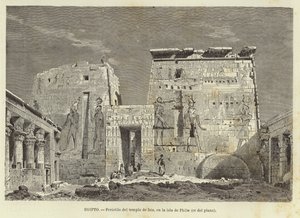 Egypt - Colonnade of the Temple of Isis on Philae Island