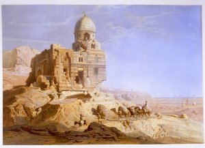 Tombs of the Khalifs, Cairo, 1871 by Carl Friedrich Heinrich Werner