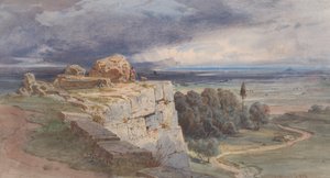 View of Norba from the North, towards San Felice Circeo